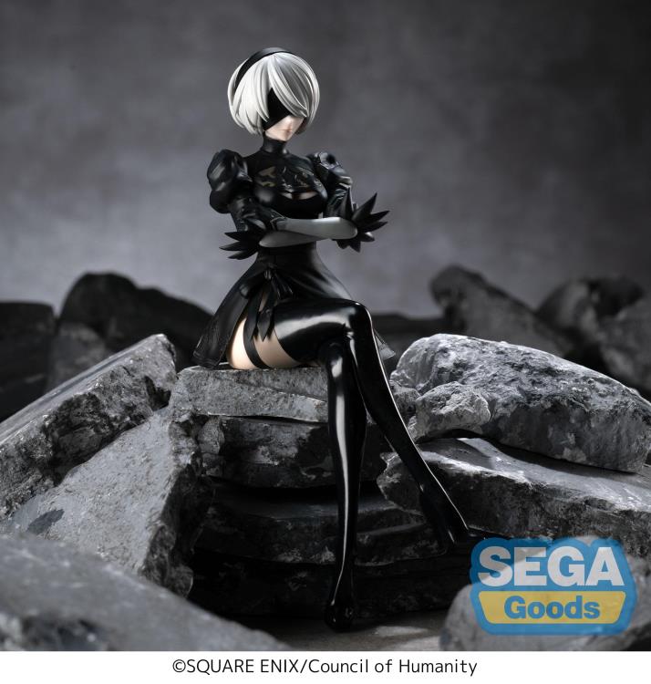 SEGA PREMIUM PERCHING FIGURE NIER: AUTOMATA VER.1. 1A 2B