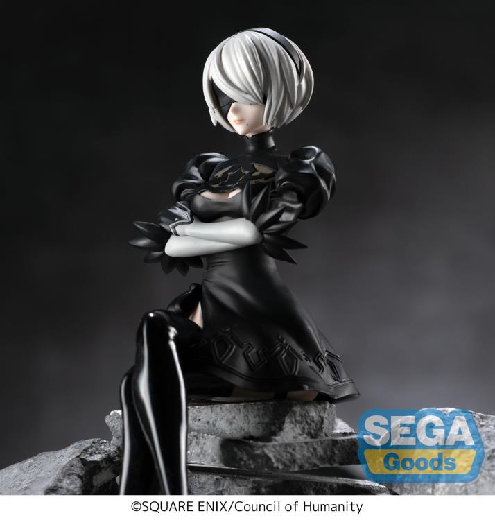 SEGA PREMIUM PERCHING FIGURE NIER: AUTOMATA VER.1. 1A 2B