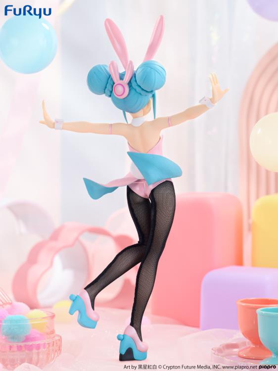 FURYU BICUTE BUNNIES FIGURE HATSUNE MIKU - WINK PEARL PINK COLOR VER.