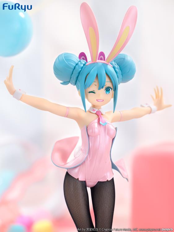 FURYU BICUTE BUNNIES FIGURE HATSUNE MIKU - WINK PEARL PINK COLOR VER.