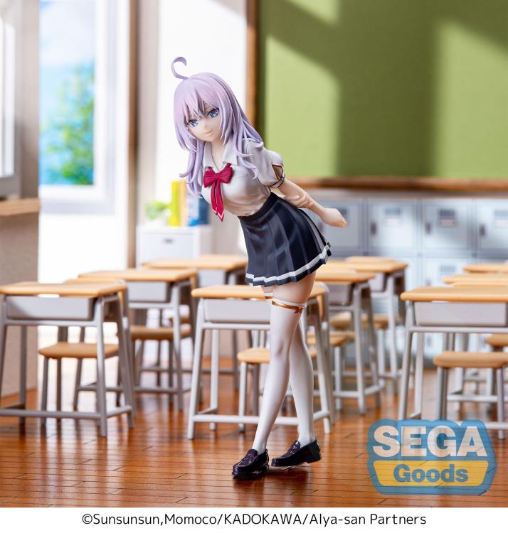 SEGA LUMINASTA FIGURE ALYA (SUMMER UNIFORM VER.) - ALYA SOMETIMES HIDES HER FEELINGS IN RUSSIAN