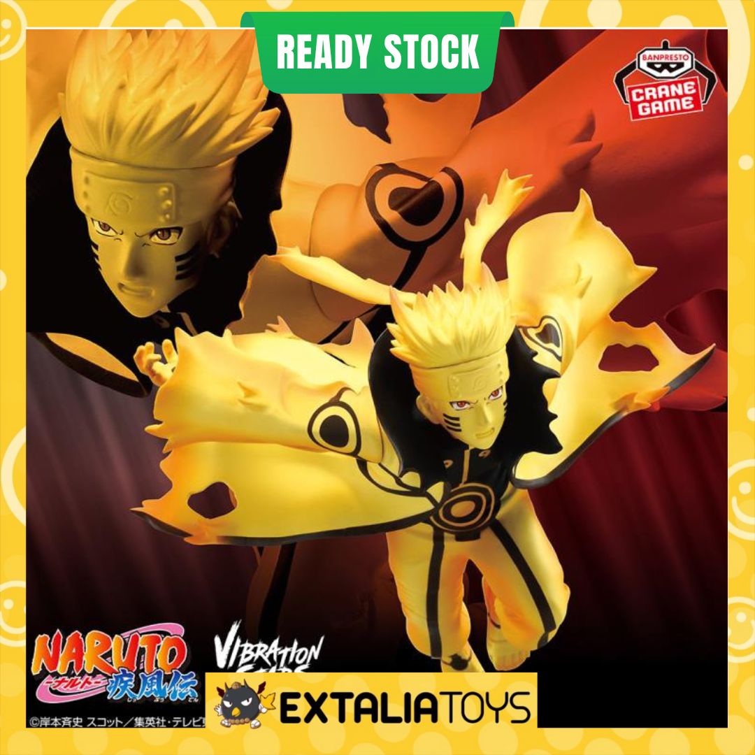 BANPRESTO VIBRATION STARS FIGURE NARUTO UZUMAKI VI - NARUTO SHIPPUDEN