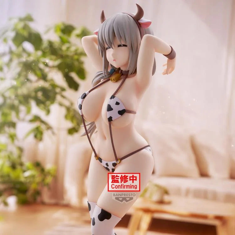 BANPRESTO GLITTER&GLAMOURS FIGURE TSUKI UZAKI (COW PRINT SWIMSUIT VER.) - UZAKI-CHAN