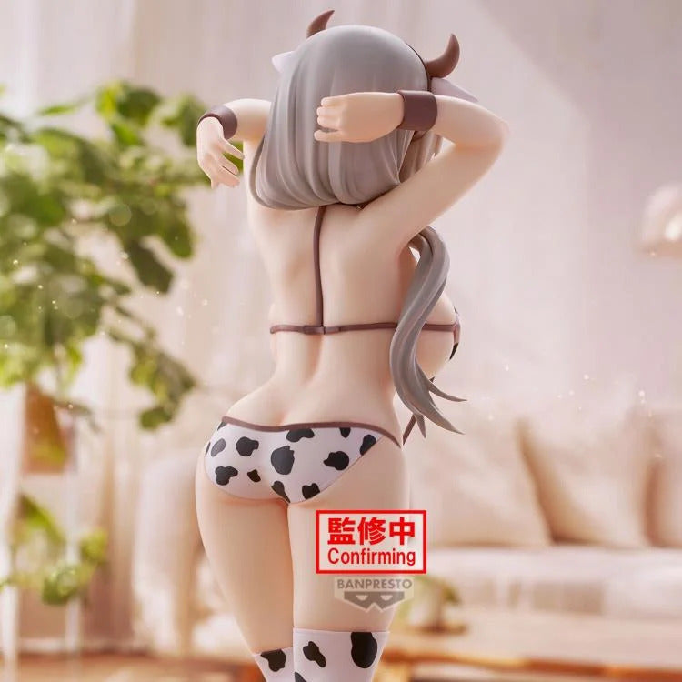BANPRESTO GLITTER&GLAMOURS FIGURE TSUKI UZAKI (COW PRINT SWIMSUIT VER.) - UZAKI-CHAN