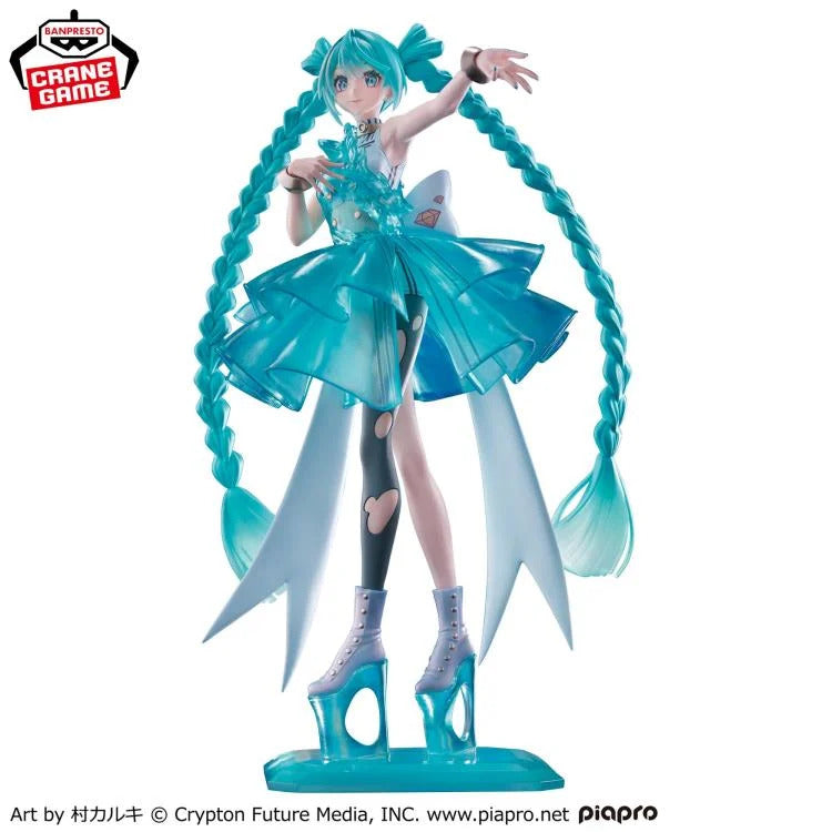 BANPRESTO EVOLVE CLEARLUXE FIGURE HATSUNE MIKU: EMERALD GEM VER.