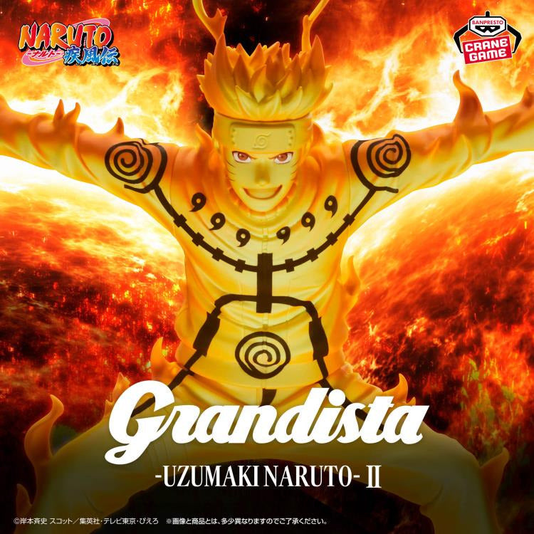 BANPRESTO FIGURE GRANDISTA NARUTO UZUMAKI II - NARUTO