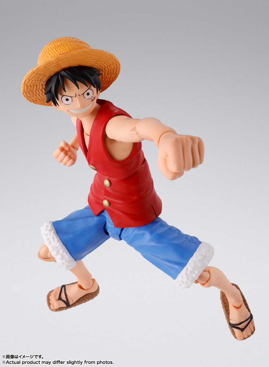 TAMASHII S.H.FIGUARTS SHF MONKEY D.LUFFY (ROMANCE DAWN) - ONE PIECE