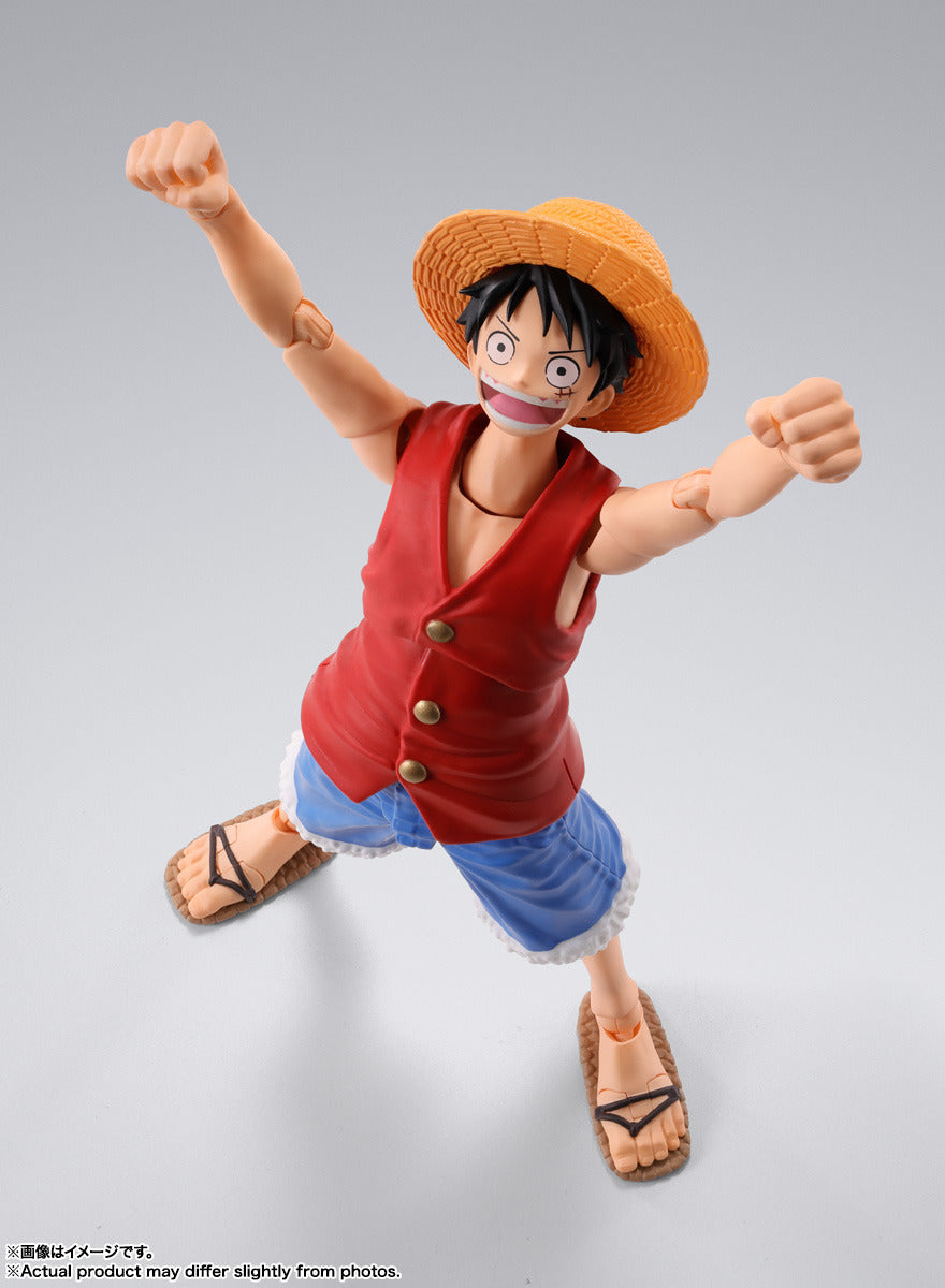 TAMASHII S.H.FIGUARTS SHF MONKEY D.LUFFY (ROMANCE DAWN) - ONE PIECE