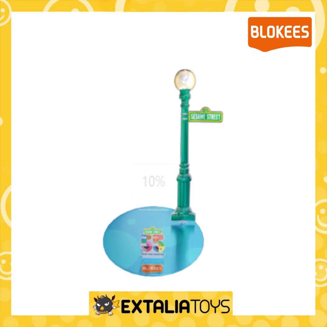 Sesame Street Standing Signboard-yellow  Acrylic