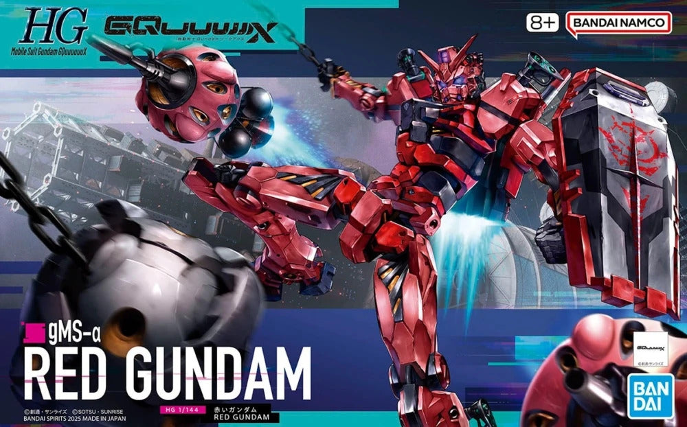 BANDAI HG 1/144 RED GUNDAM MODEL KIT
