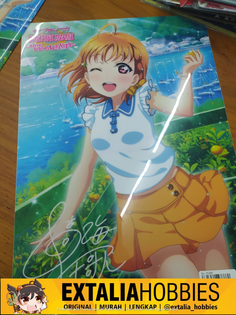 CLEAR FILE CHIKA TAKAMI LOVE LIVE AFTER SCHOOL