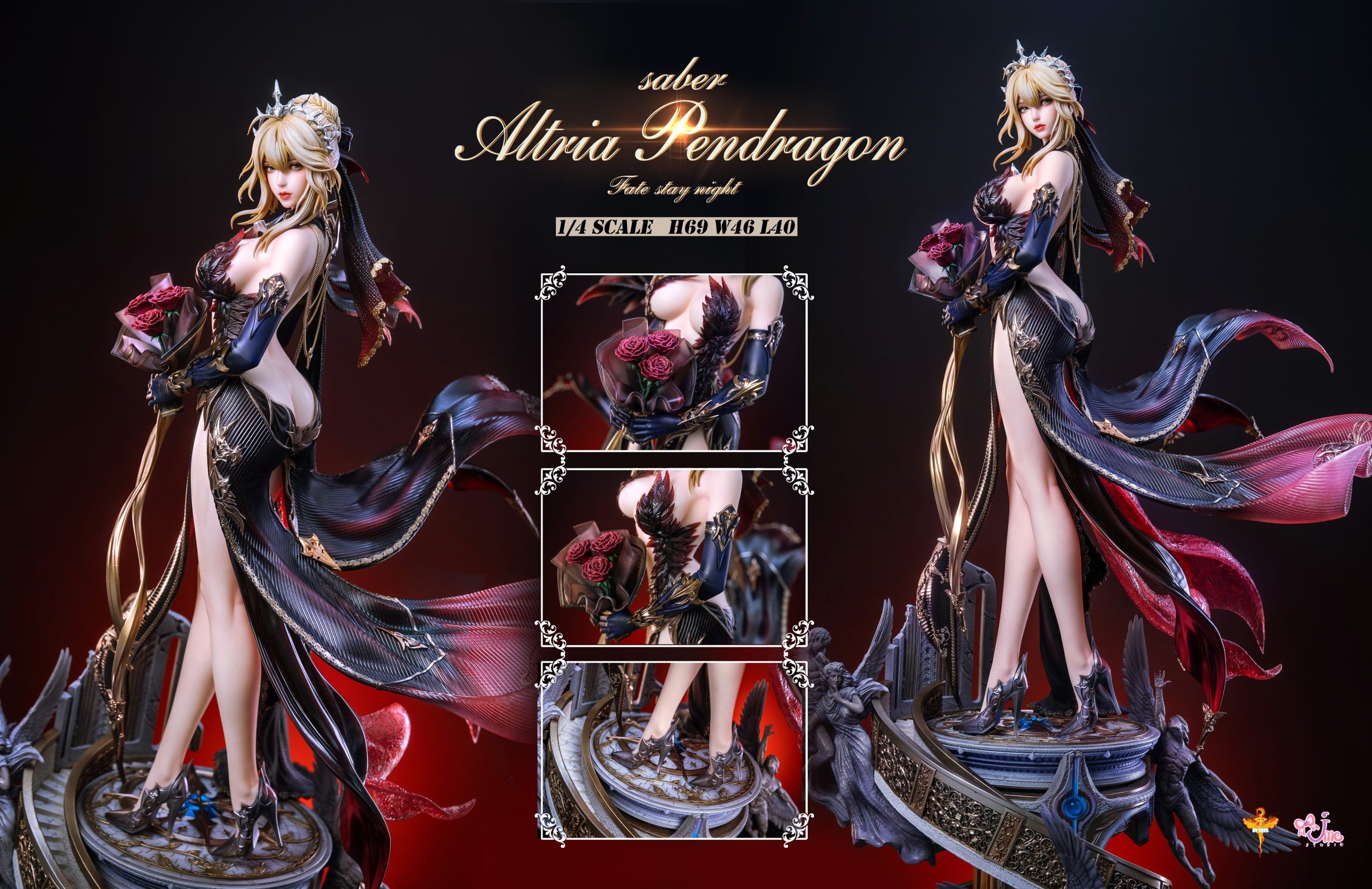 [PO[ RESIN FIGURE Fate Saber Artoria Pendragon Wedding Dress - DT STUDIO