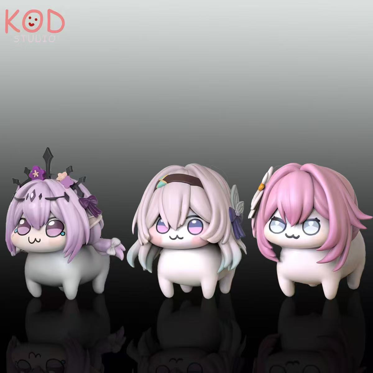 [PO] RESIN FIGURE Honkai: Star Rail Castorice & Firefly & Elysia Q version Figures  - KOD Studio