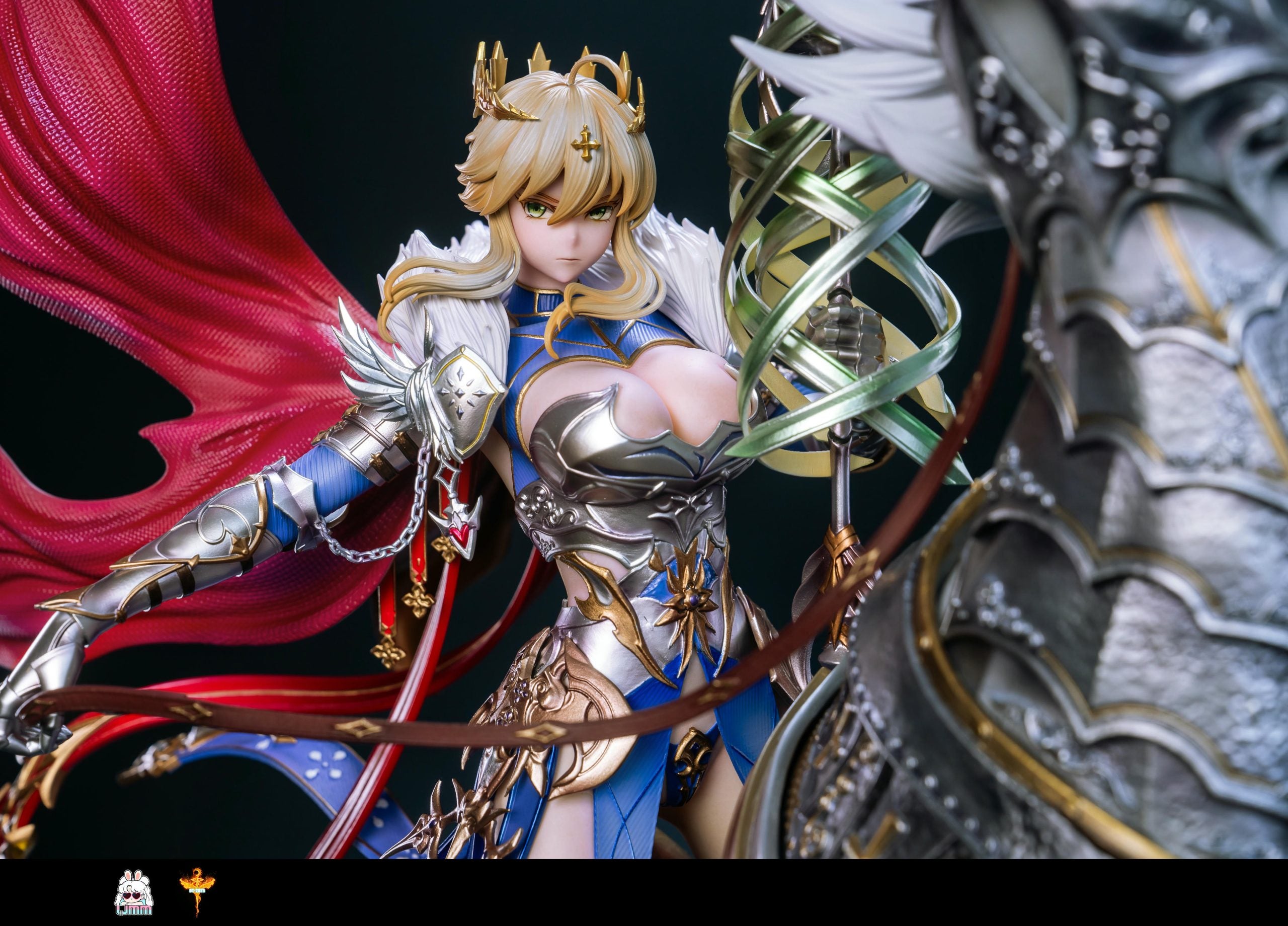 [PO] RESIN FIGRUE Fate White Lancer Resonant Black Lancer Resonant Saber Artoria Pendragon Twin Lancers Resonance - UMM STUDIO
