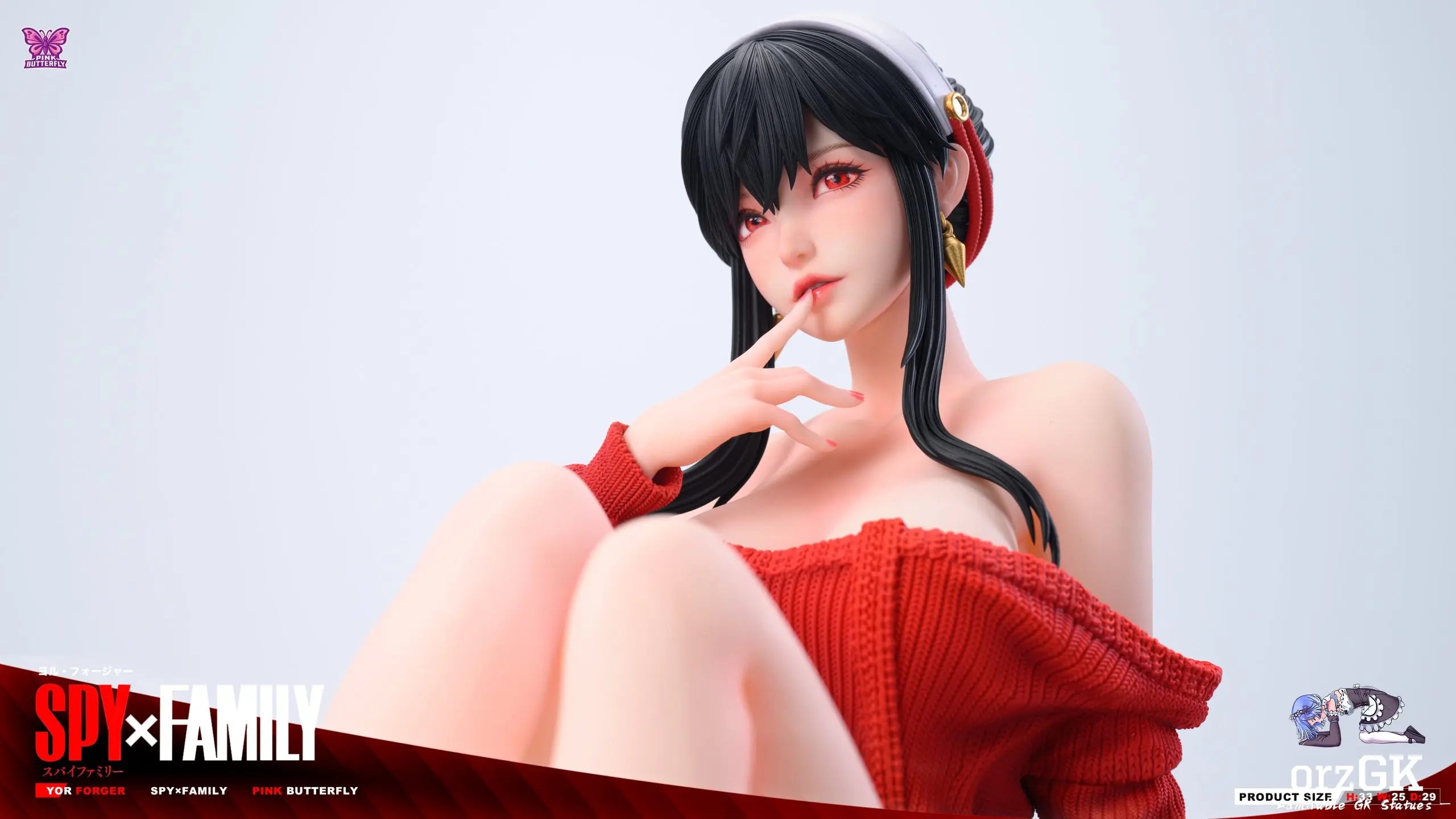 [PO] RESIN FIGURE Spy x Family Tipsy Yor Forger - PINK BUTTERFLY Studio