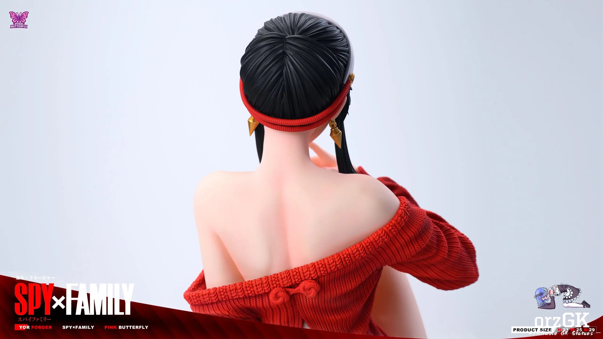 [PO] RESIN FIGURE Spy x Family Tipsy Yor Forger - PINK BUTTERFLY Studio