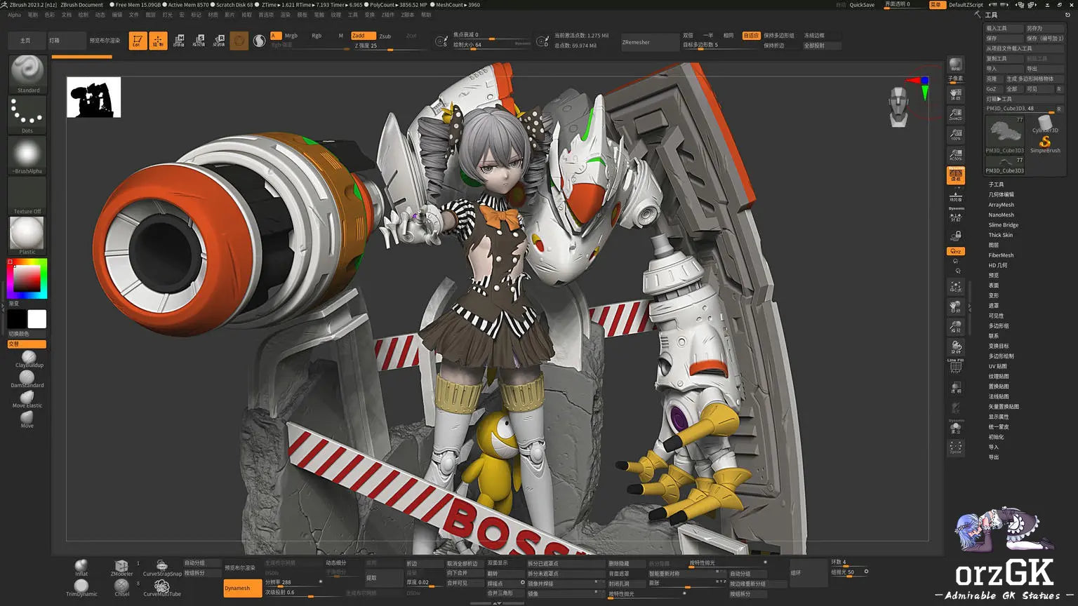 [PO] RESIN FIGURE Honkai Impact 3rd Bronya Zaychik - Miwu Studio