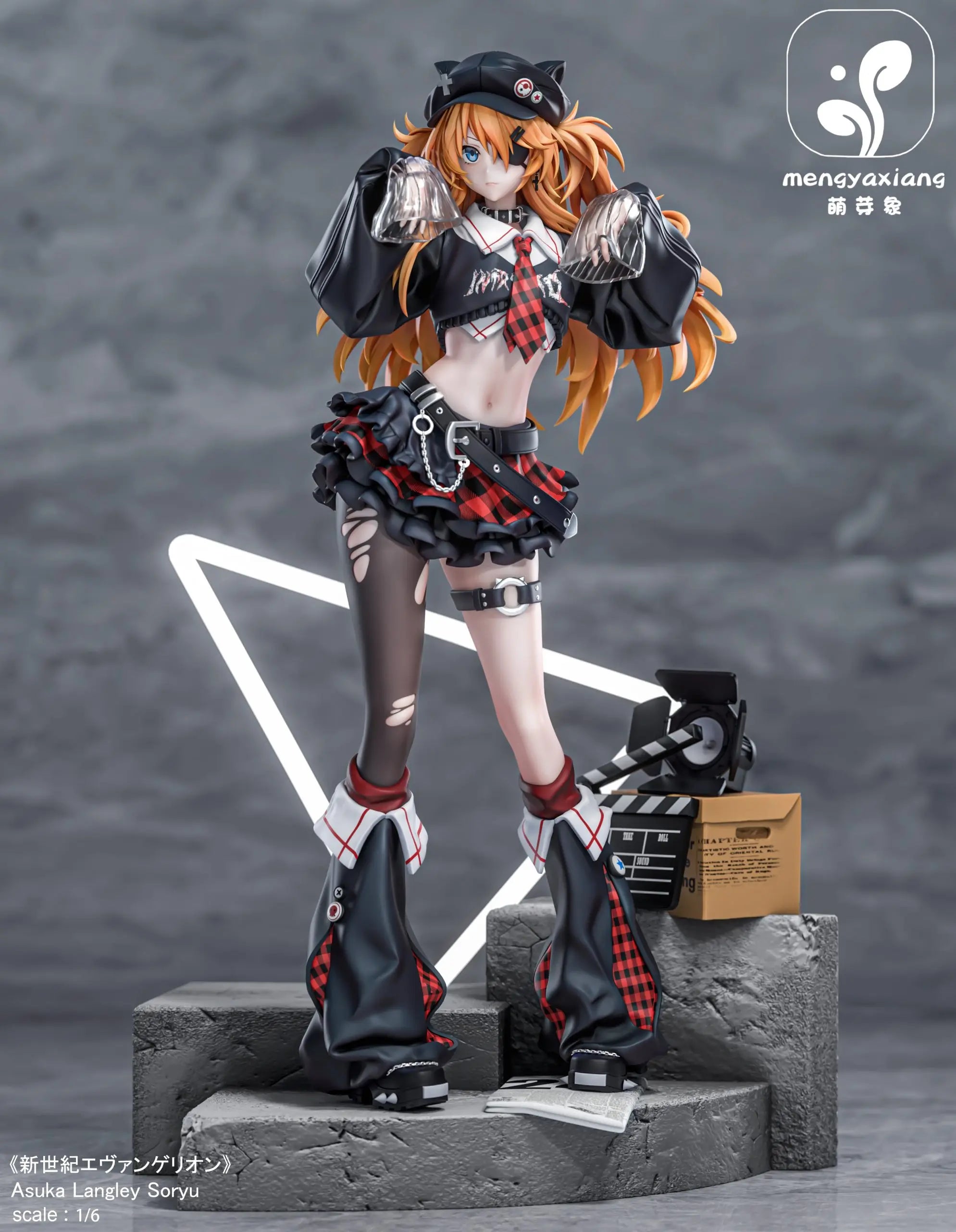 [PO] RESIN FIGURE Neon Genesis Evangelion Soryu Asuka Langley & Ayanami Rei - Meng Ya Xiang Studio