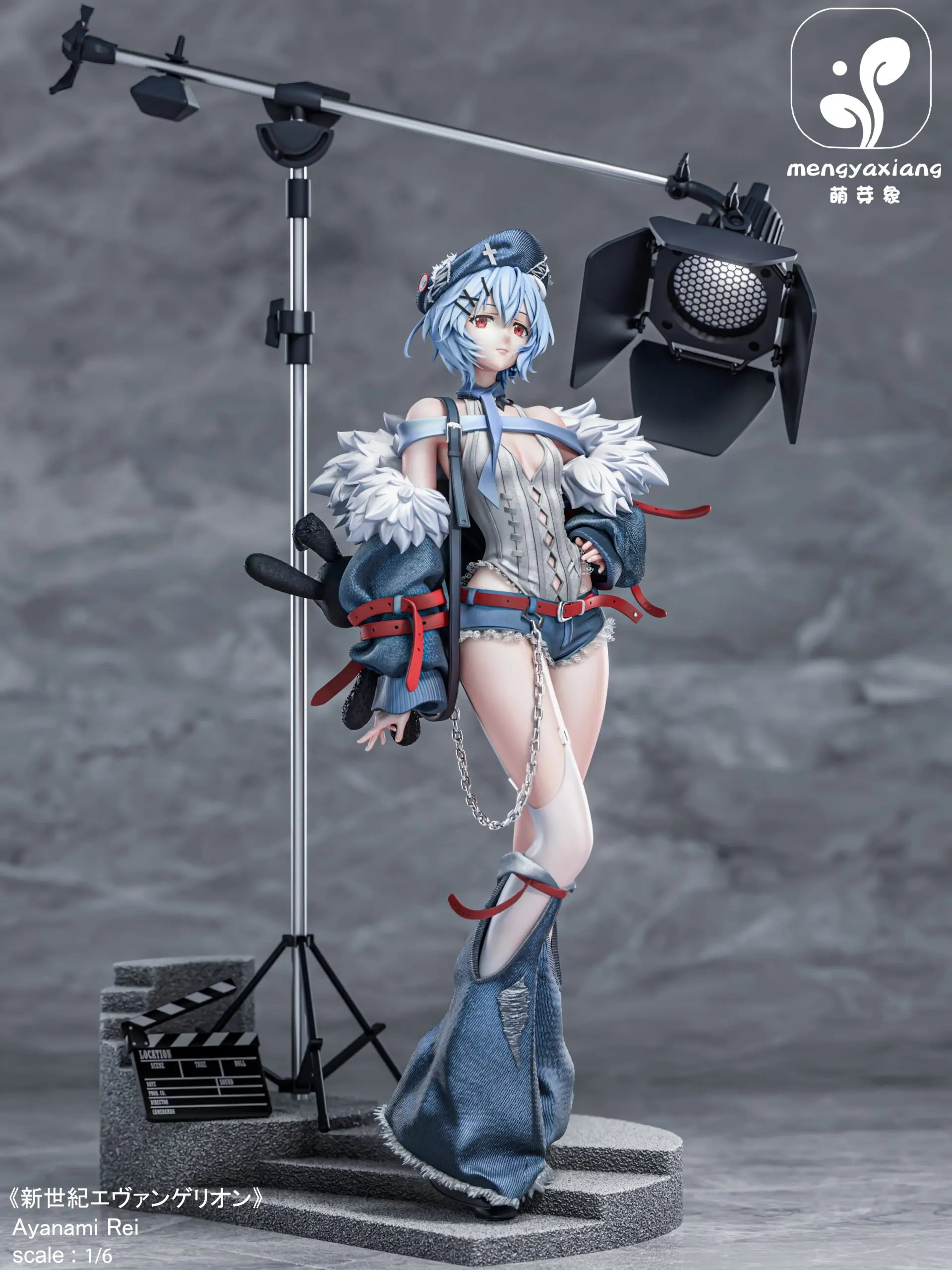 [PO] RESIN FIGURE Neon Genesis Evangelion Soryu Asuka Langley & Ayanami Rei - Meng Ya Xiang Studio