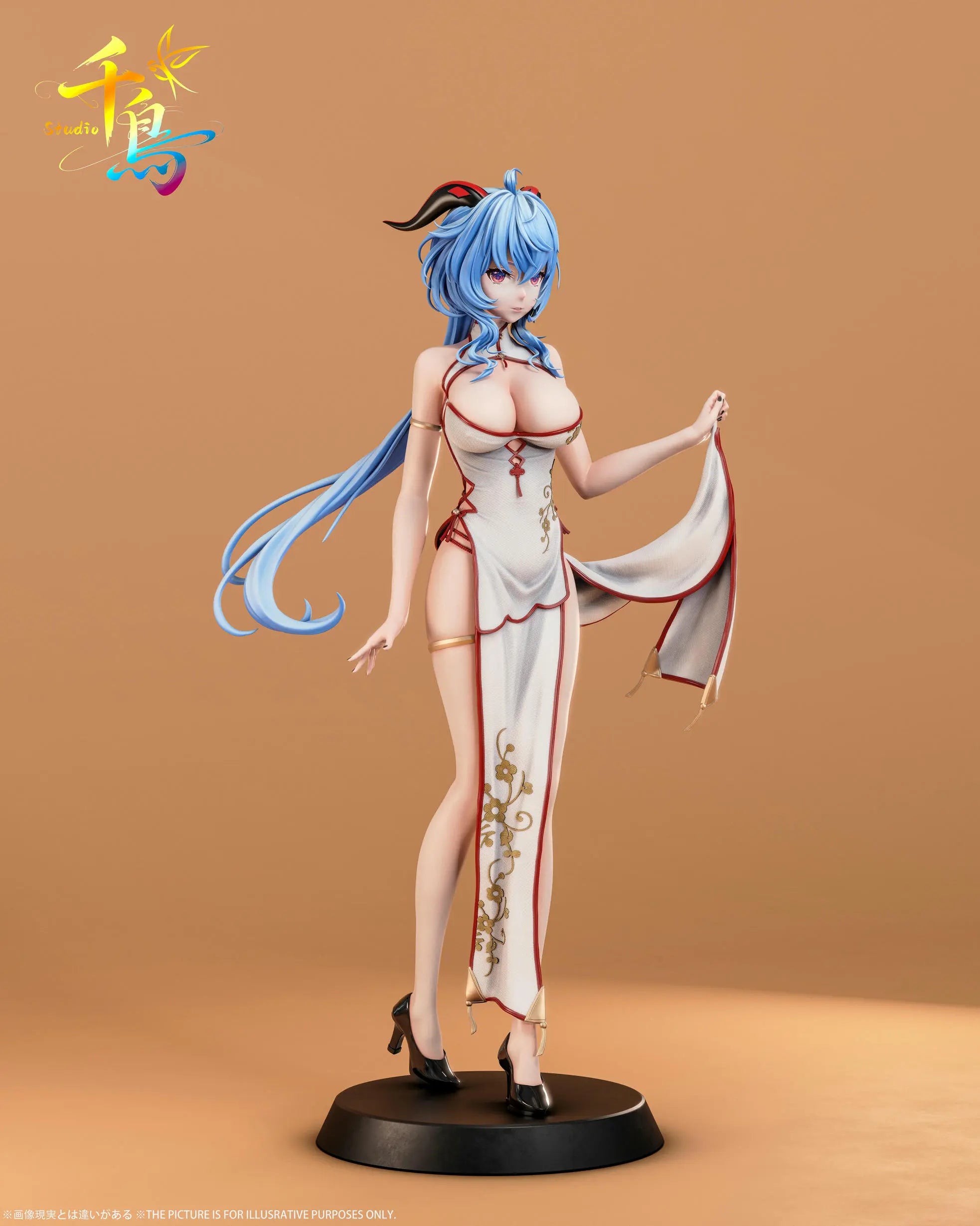 [PO] RESIN FIGRUE Genshin Impactin Cheongsam Ganyu - Qian Niao Studio