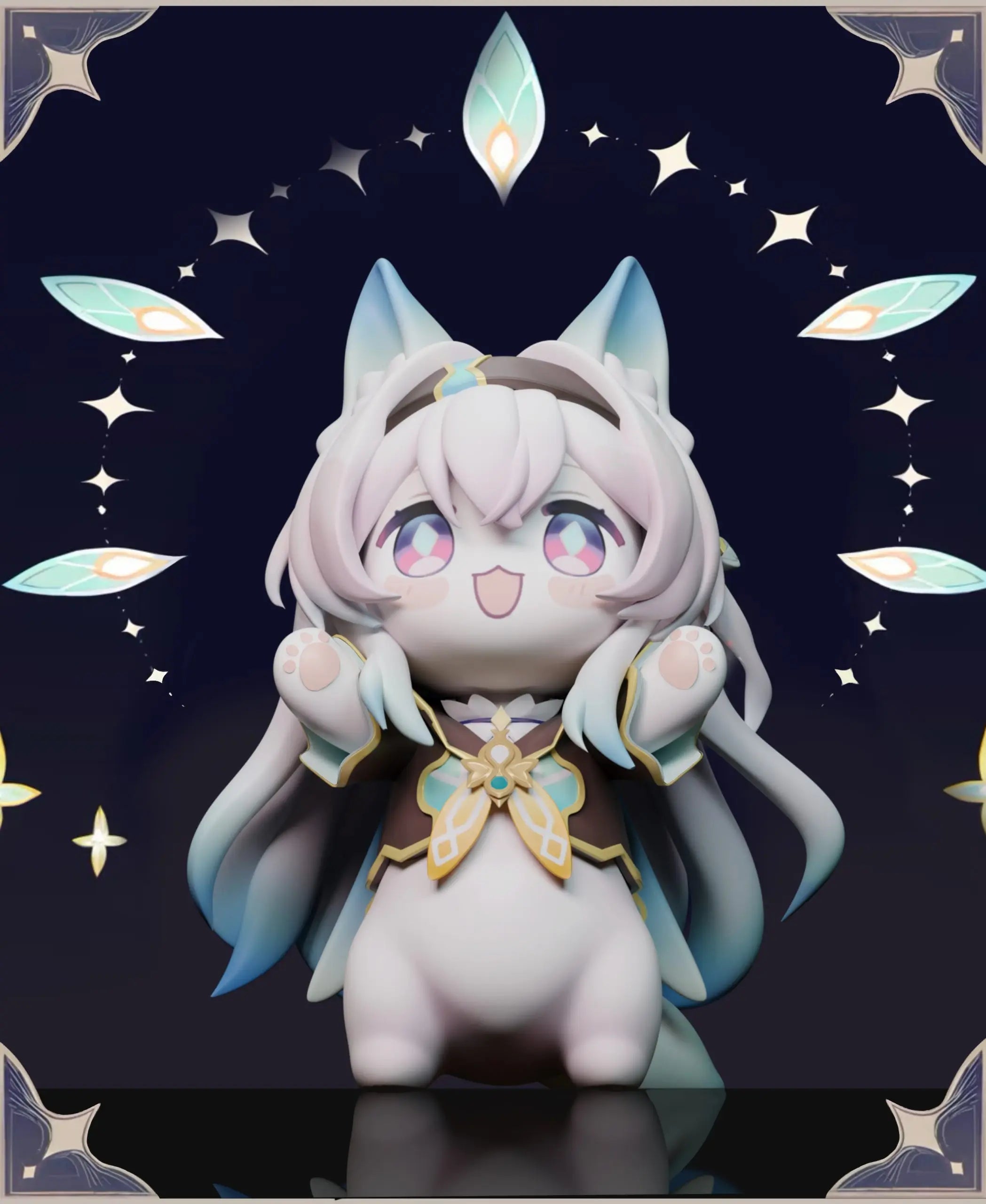 [PO] RESIN FIGURE Honkai: Star Rail & Wuthering Waves Q Version Firefly & Cartethyia - Chao She Studio