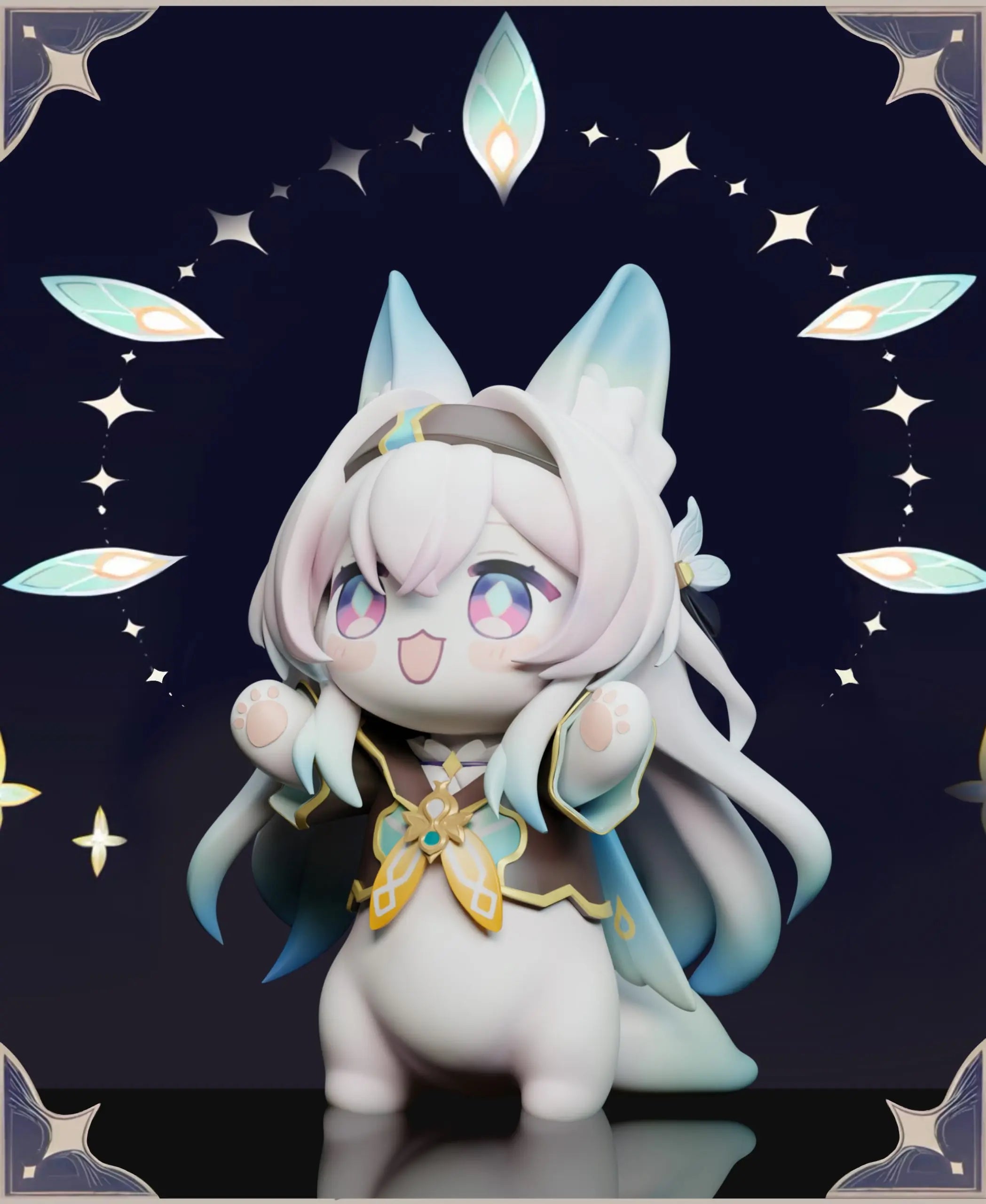 [PO] RESIN FIGURE Honkai: Star Rail & Wuthering Waves Q Version Firefly & Cartethyia - Chao She Studio