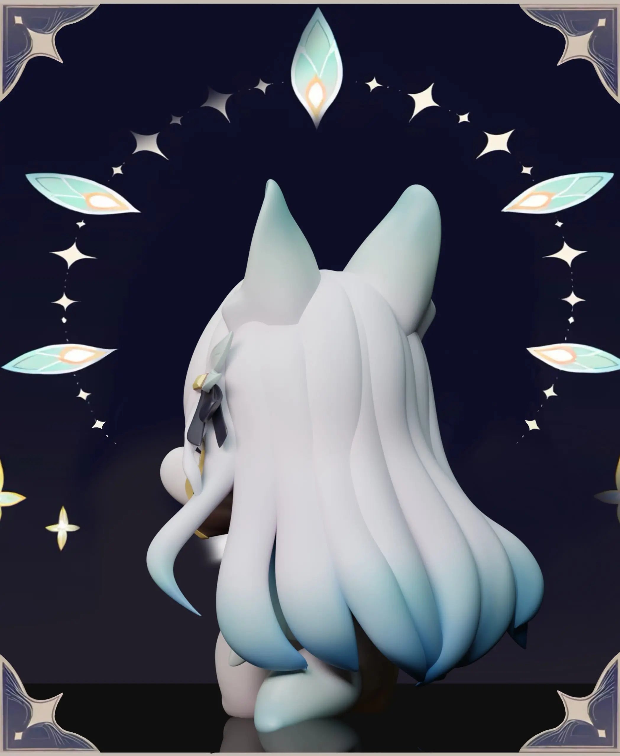 [PO] RESIN FIGURE Honkai: Star Rail & Wuthering Waves Q Version Firefly & Cartethyia - Chao She Studio
