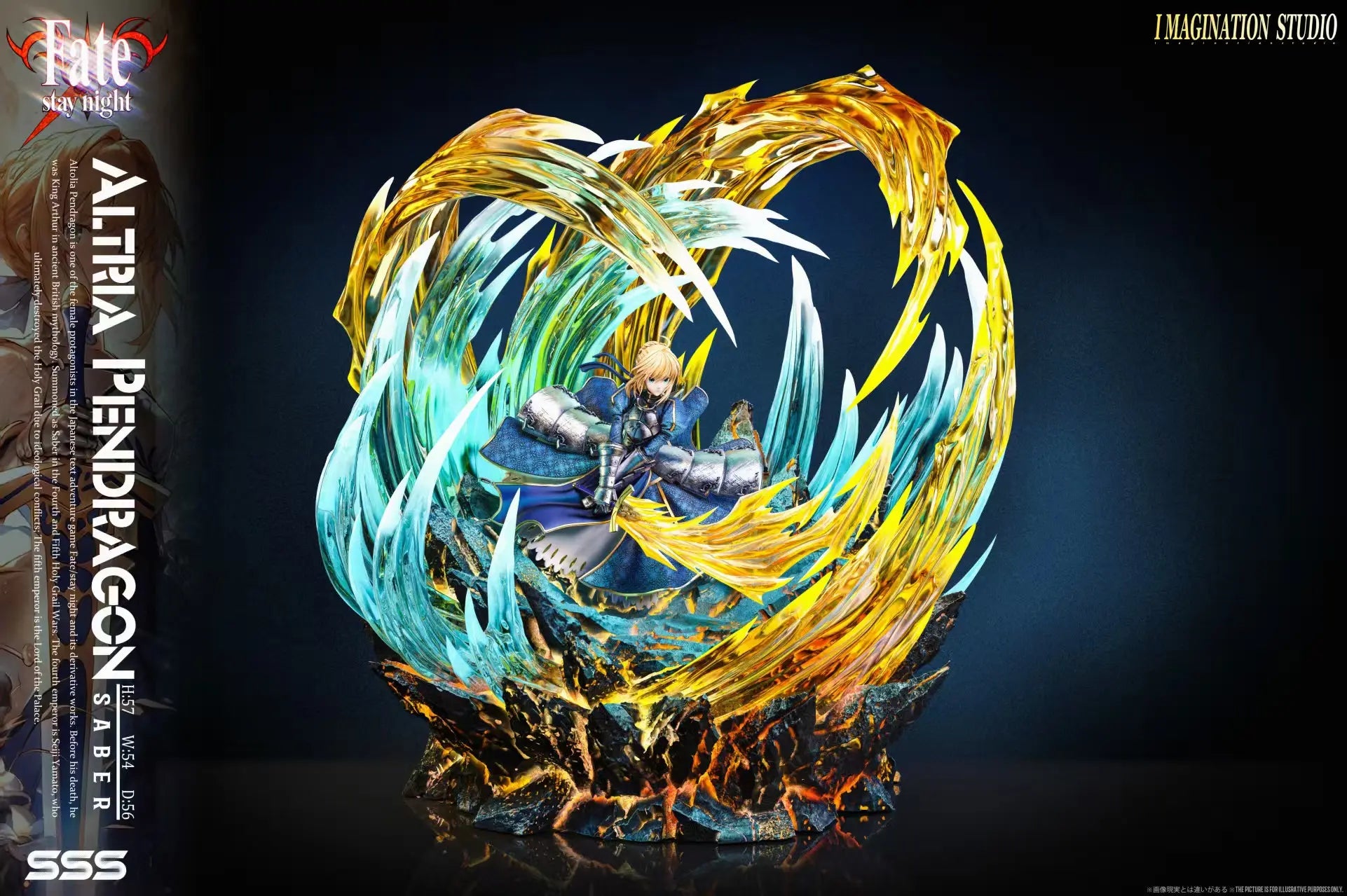 [PO] RESIN FIGURE Imagination studio - Saber Artoria Pendragon Fate Stay Night