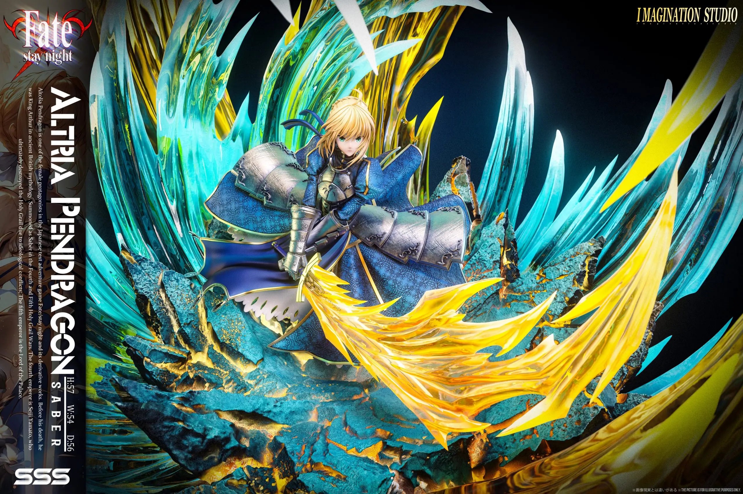 [PO] RESIN FIGURE Imagination studio - Saber Artoria Pendragon Fate Stay Night