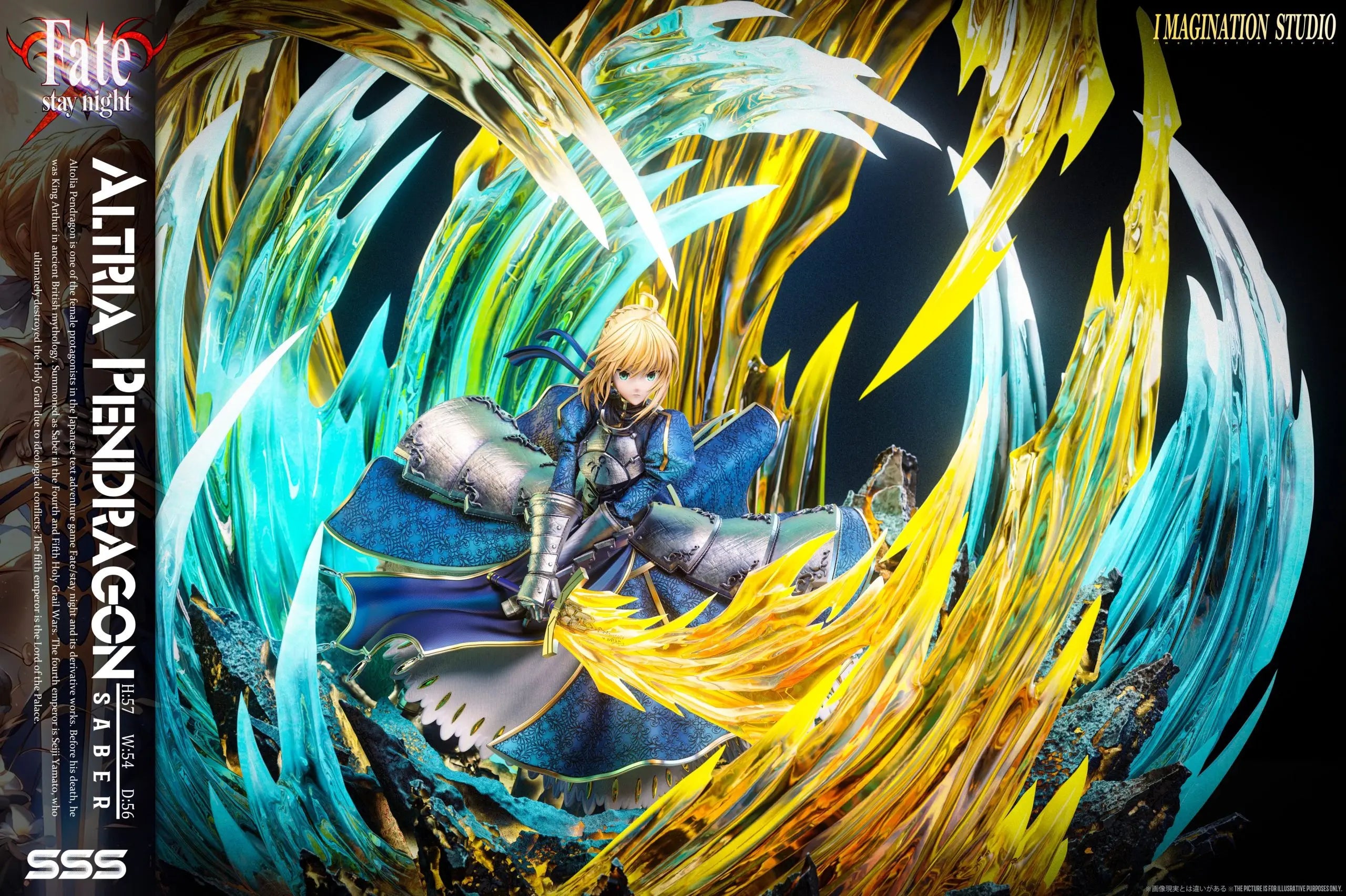 [PO] RESIN FIGURE Imagination studio - Saber Artoria Pendragon Fate Stay Night