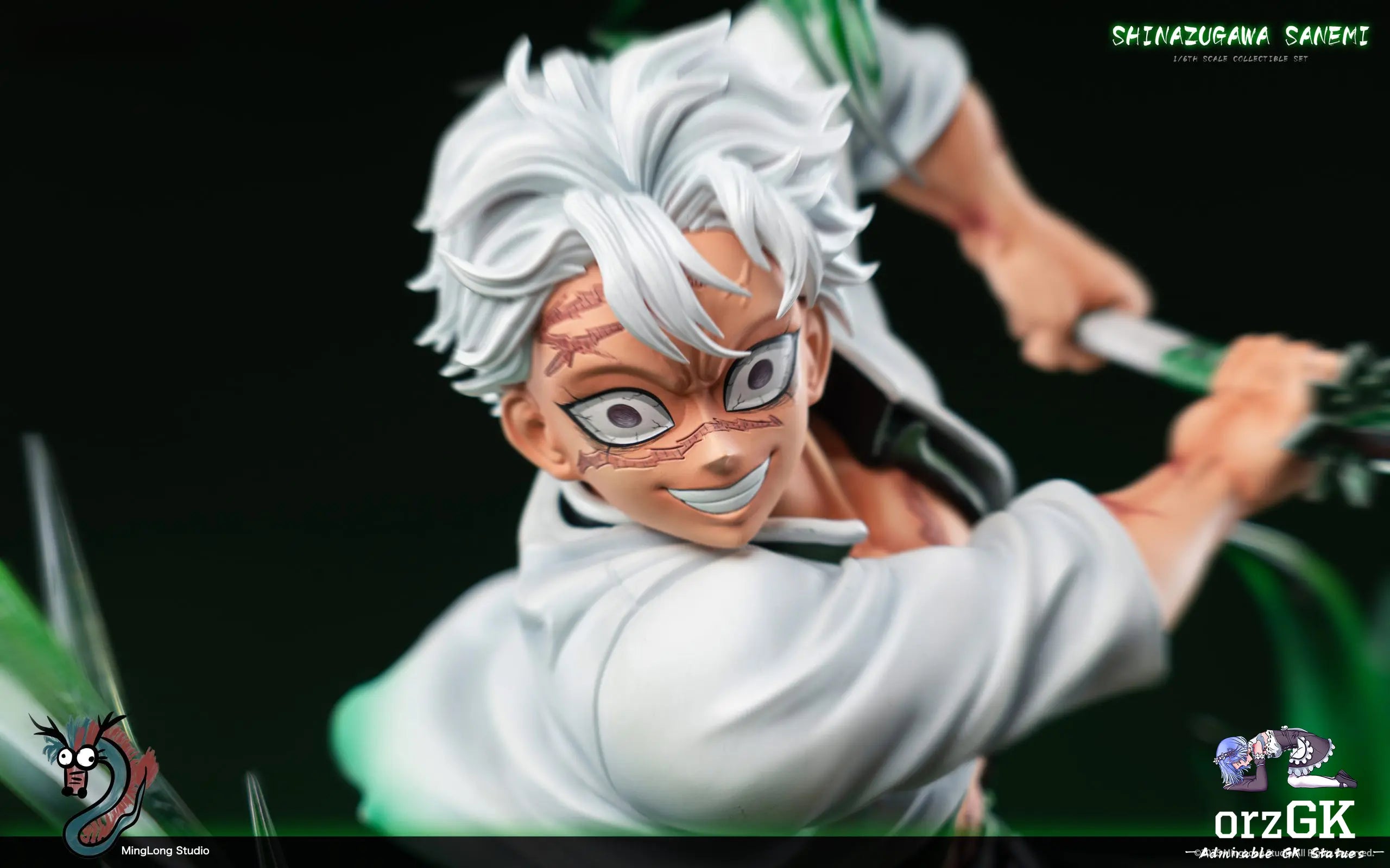 [PO] RESIN FIGURE Ming Long Studio - Demon Slayer 02 Wind Hashira Sanemi Shinazugawa