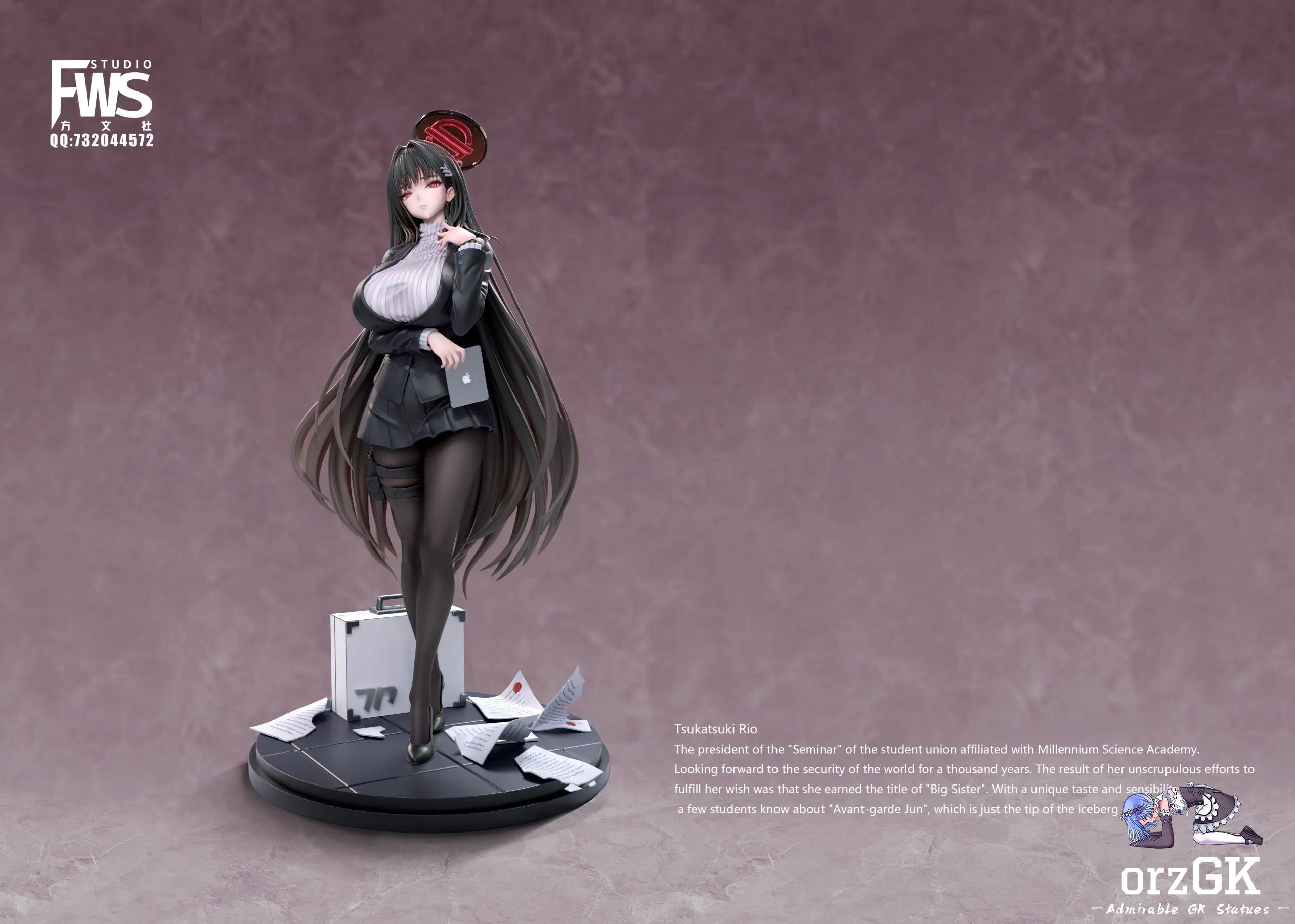 [PO] RESIN FIGURE FWS Studio - Tsukatsuki Rio Blue Archive