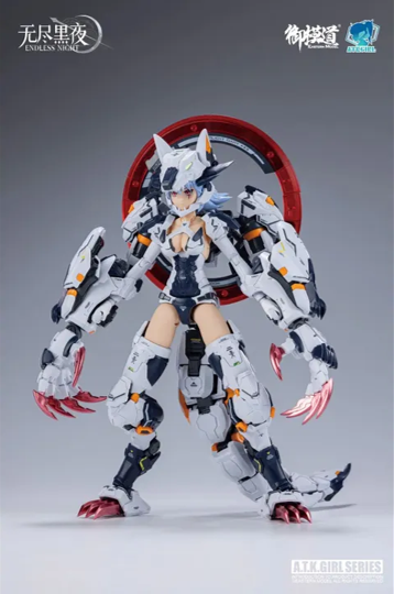 ATK Girl Series 1/12 White Wolf Sister Fenrir - Commander Type Ver. (Model Kit)