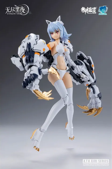 ATK Girl Series 1/12 White Wolf Sister Fenrir - Commander Type Ver. (Model Kit)