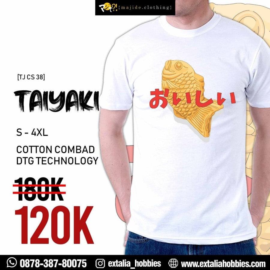 MAJIDE KAOS T-SHIRT JEPANG PREMIUM LIMITED EDITION - TAIYAKI