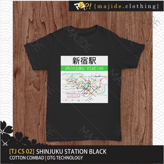 [TJ CS 02] MAJIDE SHINJUKU STATION BLACK MAJIDE CLOTHING