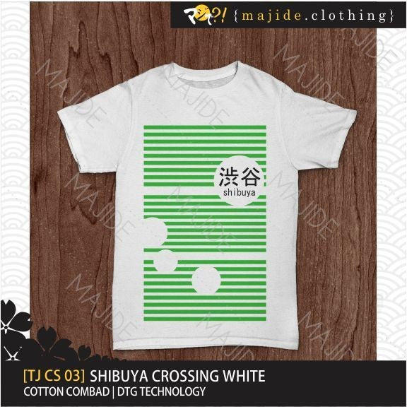 [TJ CS 03] MAJIDE SHIBUYA CROSSING BLACK MAJIDE CLOTHING KAOS T-SHIRT