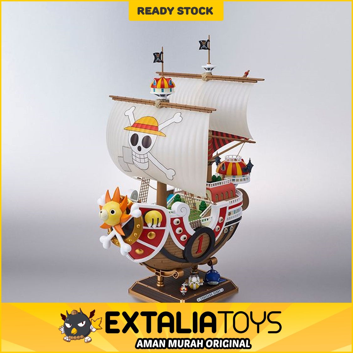 BANDAI SPIRITS Grand Ship Collection MG Thousand Sunny with Mugiwara Crew Model Kit - Wano Country Kuni Arc Ver.