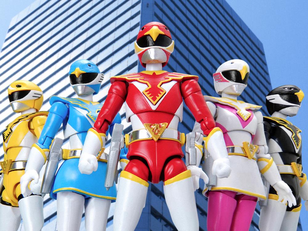 BANDAI FIGURE SHODO SUPER JETMAN - POWER RANGERS (SET 5)