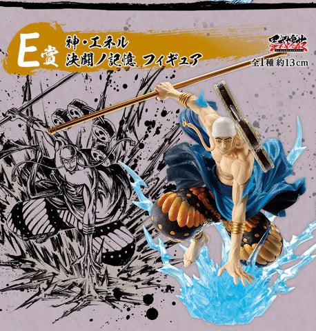 Ichiban Kuji One Piece Professionals Duel Memories - God Enel Figure