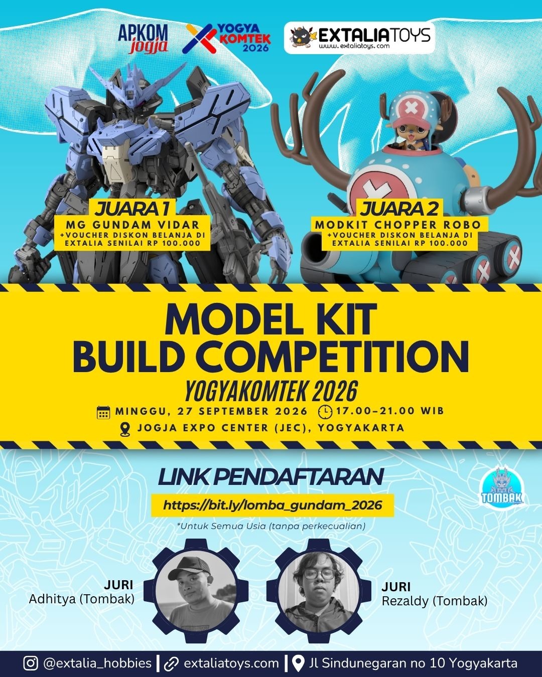 PENDAFTARAN MODEL KIT BUILD COMPETITION 2026