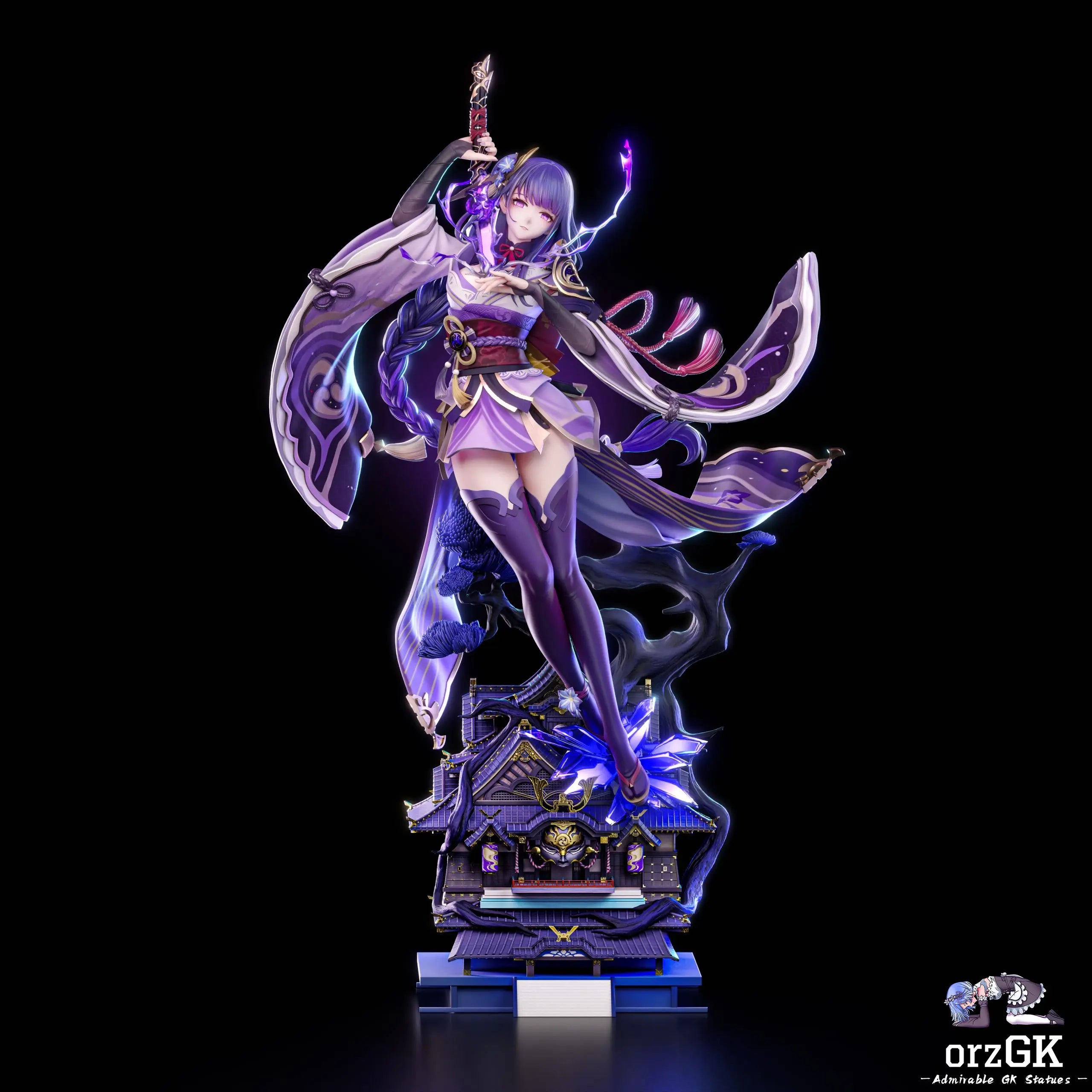 [POO] RESIN FIGURE Hakimi Studio - Raiden Shogun X Yae Miko Genshin Impact (Reguler / Wedding edition)
