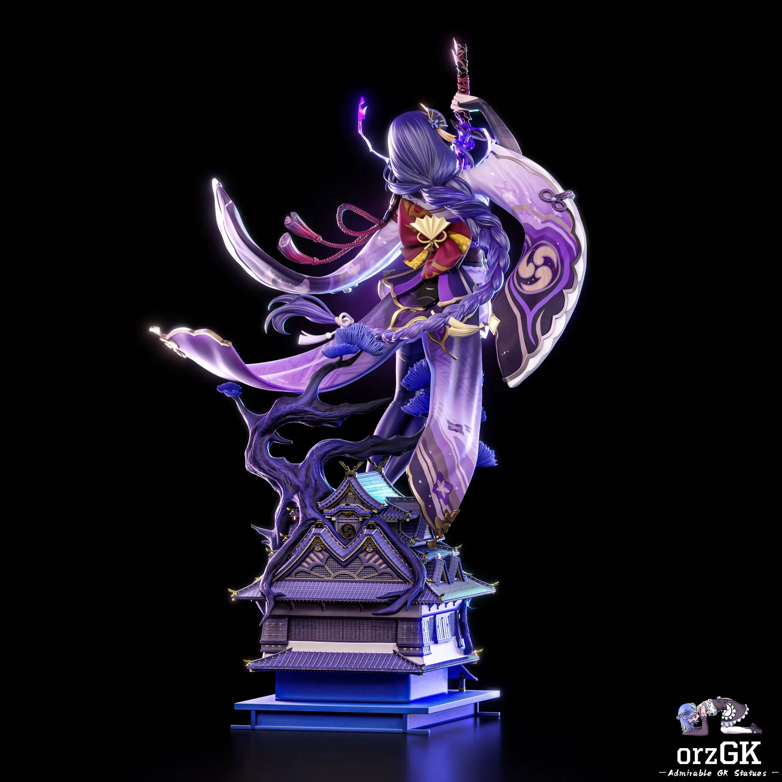 [POO] RESIN FIGURE Hakimi Studio - Raiden Shogun X Yae Miko Genshin Impact (Reguler / Wedding edition)