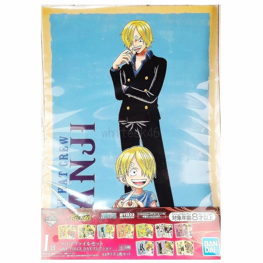CLEAR FILE SANJI ONE PIECE FULL FORCE A4