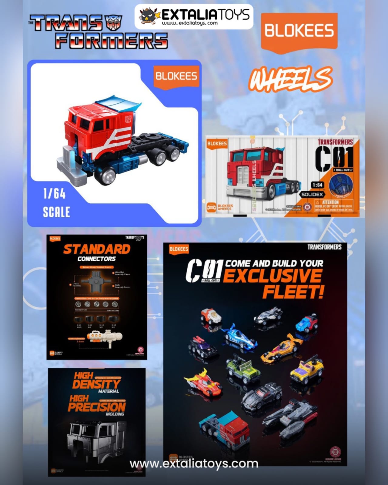 READY BLOKEES WHEELS TRANSFORMERS C01 Auto Prime